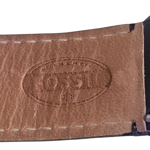 Fossil Men Chronograph Date Watch – Black Dial – Unusual Hands – New Battery - Picture 4 of 9